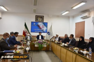 جلسه هیئت رئیسه دانشگاه فنی و حرفه‌ای استان یزد با حضور دکتر خسرویان برگزار شد 5