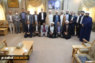 دیدار روسای دانشگاه های استان سیستان وبلوچستان با نماینده ولی فقیه و امام جمعه شهر زاهدان به مناسبت آغاز سال نو 2