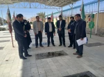 غبارروبی گلزار شهدای شهرستان زابل  به مناسبت گرامیداشت ایام الله دهه مبارک فجر  2