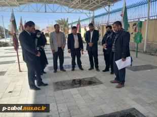 غبارروبی گلزار شهدای شهرستان زابل  به مناسبت گرامیداشت ایام الله دهه مبارک فجر  2