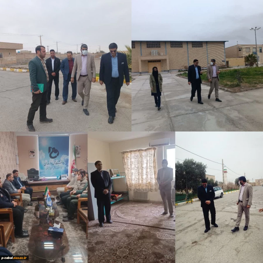 بازدیدمعاونت اداری مالی وپشتبانی دانشگاه ملی مهارت استان از آموزشکده  فرخی سیستانی زابل 2