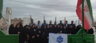 مراسم غبارروبی وروایت گری شهدا توسط رییس بنیاد شهید شهرستان زابل  2