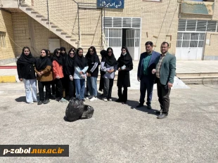 به مناسبت روز زمین پاک، برنامه پاکسازی طبیعت  توسط اساتید ، دانشجویان و کارمندان آموزشکده فرخی سیستانی  برگزار شد. 4