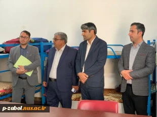 بازدید ریاست دانشگاه ملی مهارت واحد استانی سیستان وبلوچستان به همراه اعضای هیئت رئیسه از خوابگاه های آموزشکده فرخی سیستانی زابل 3