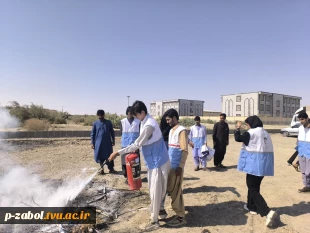 برگزاری مانور آموزشی اطفاء حریق 4