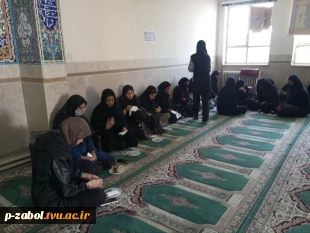 مراسم سوگواری به مناسبت ایام فاطمیه و سالروز شهادت حضرت فاطمه زهرا (سلام‌الله‌علیها) ، در محل نمازخانه آموزشکده زابل برگزار گردید. 4