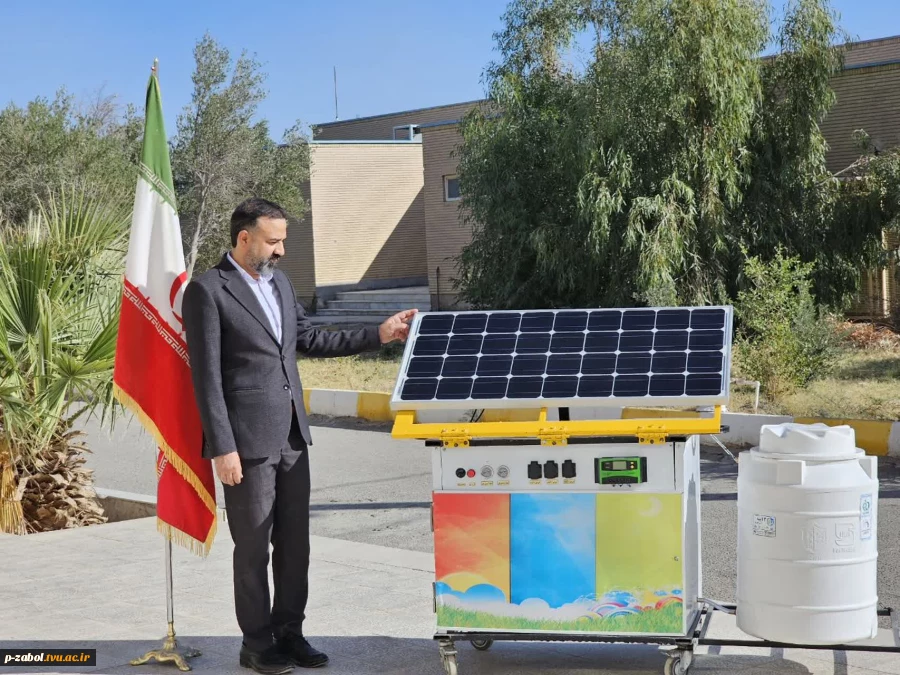 طراحی و ساخت دستگاه آب شیرین کن هیبریدی توسط مهندس محمدرضا خدری،  2