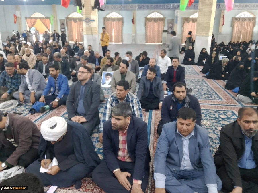 حضور پرشور دانشگاهیان  آموزشکده زابل در مراسم گرامیداشت سالروز حماسه ۹دی 2