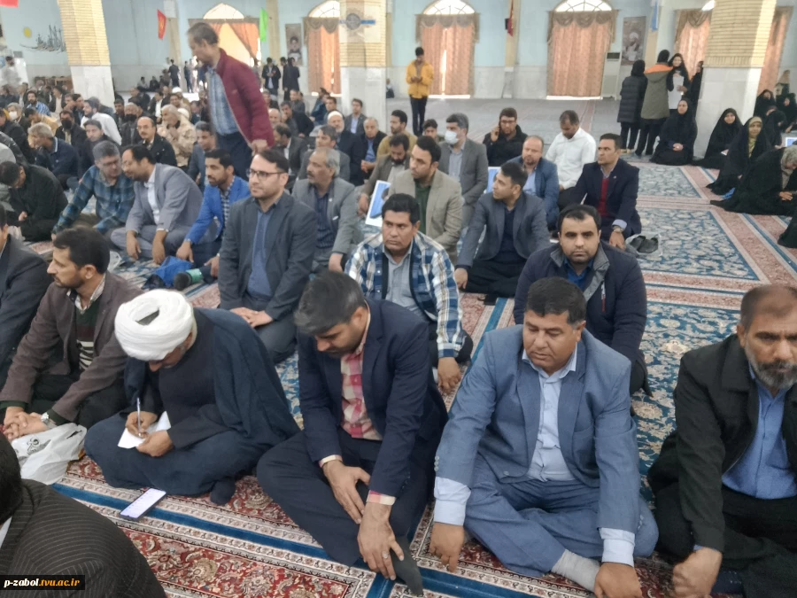 حضور پرشور دانشگاهیان  آموزشکده زابل در مراسم گرامیداشت سالروز حماسه ۹دی 2