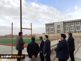 بازدید معاون اداری مالی و پشتیبانی از آموزشکده زابل 2