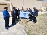 کاشت نهال به یاد امام شهیدمان سید علی خامنه ای در آموزشکده زابل  5