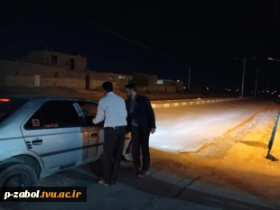 حضور ریاست و کارکنان آموزشکده زابل  در برپایی موکب 4