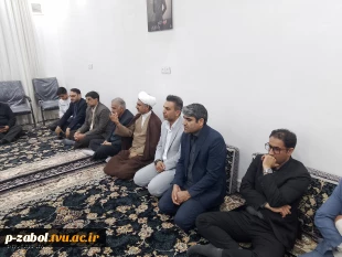 دیدار صمیمی هییت ریئسه دانشگاه ملی مهارت واحد استان سیستان و بلوچستان  با خانواده  شهید والامقامِ  خلبان علی بارانی در حملات تروریستی اسرائیل و آمریکا 5