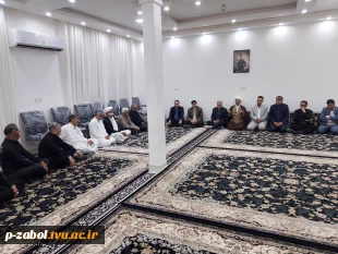 دیدار صمیمی هییت ریئسه دانشگاه ملی مهارت واحد استان سیستان و بلوچستان  با خانواده  شهید والامقامِ  خلبان علی بارانی در حملات تروریستی اسرائیل و آمریکا 6