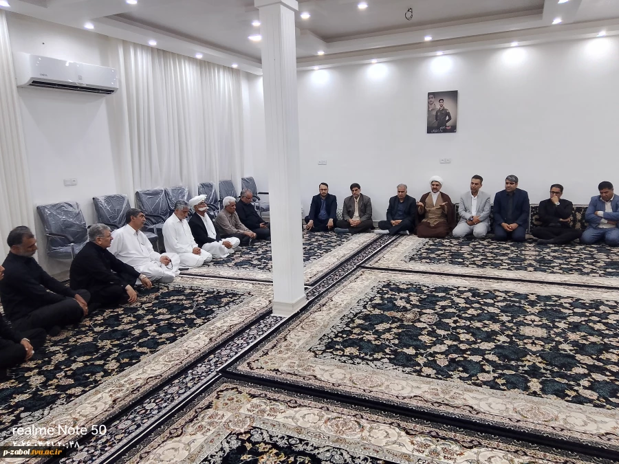 دیدار صمیمی هییت ریئسه دانشگاه ملی مهارت واحد استان سیستان و بلوچستان  با خانواده  شهید والامقامِ  خلبان علی بارانی در حملات تروریستی اسرائیل و آمریکا 6