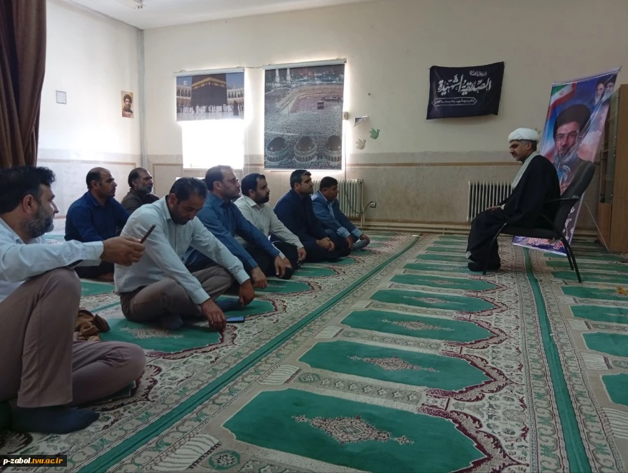 مراسم گرامیداشت سالگرد شهادت رئیس‌جمهور محترم، شهید آیت‌الله رییسی و همراهان در آموزشکده زابل 4