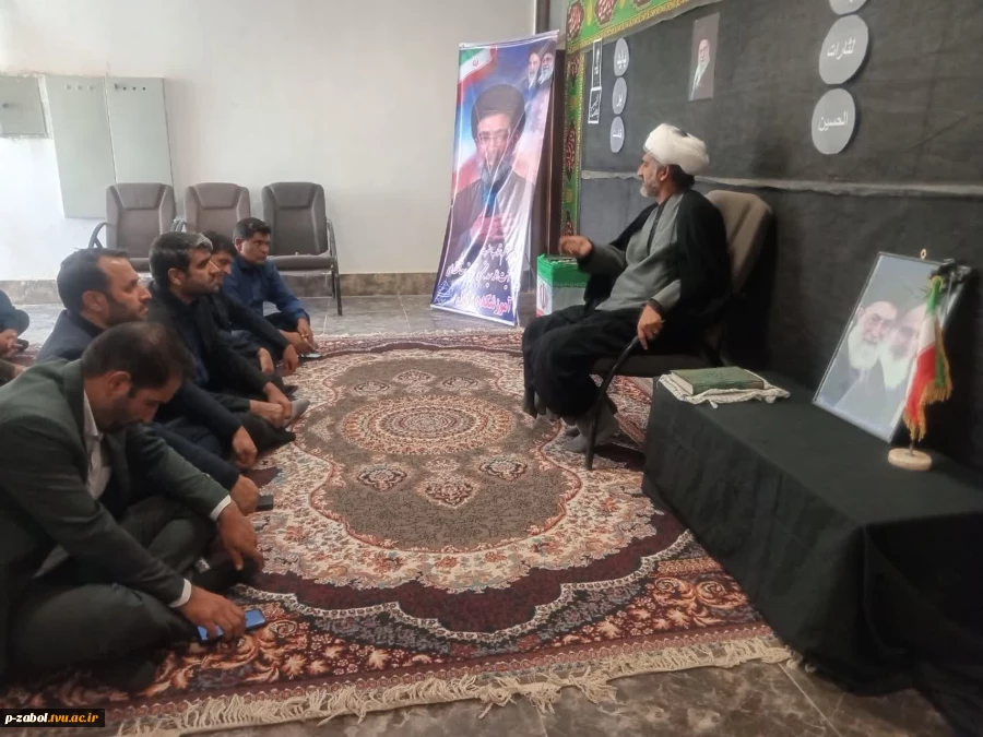 برگزاری مراسم یادبود حضرت آیت‌الله العظمی سید علی حسینی خامنه ای در آموزشکده زابل 4