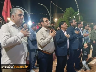 تجدید بیعت جامعه دانشگاهی زابل با رهبر شهید در در تجمعات شبانه 2
