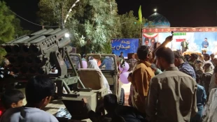 حضور ریاست و کارکنان آموزشکده زابل در تجمعات شبانه  3